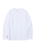 Ajo Warning Long Sleeves T-Shirt [WHITE]