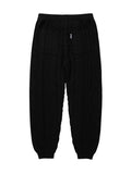 Ajo Twisted Cable Knit Pants [BLACK]