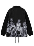 Ajo MM Collage Coach Jacket [BLACK]