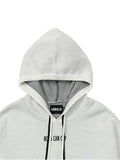 Ajo Crying Boy Cotton Knit Hoodie [IVORY]