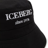 Iceberg bucket hat with white logo