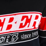 Iceberg hooded sweater with red stripe and contrast double logos