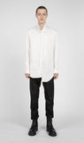 Julius Asymmetric Shirt White