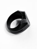 Julius Erebus Silver 925 Ring Black