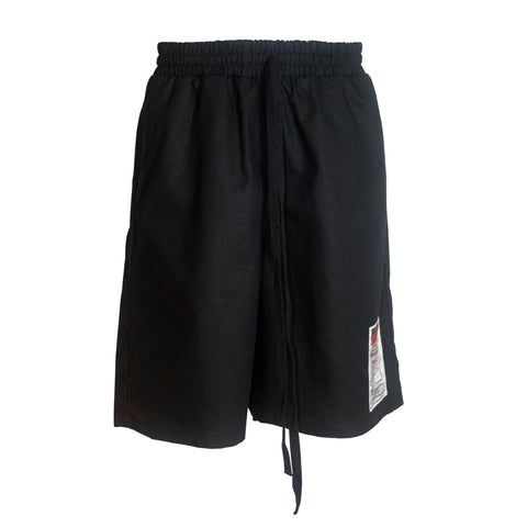 Komakino Black Oversized Shorts