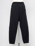 Nilos T0Z Black Printed Track Pants