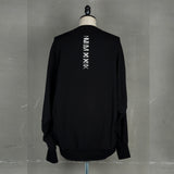 NILøS Oversized Graphic Sweatshirt Black