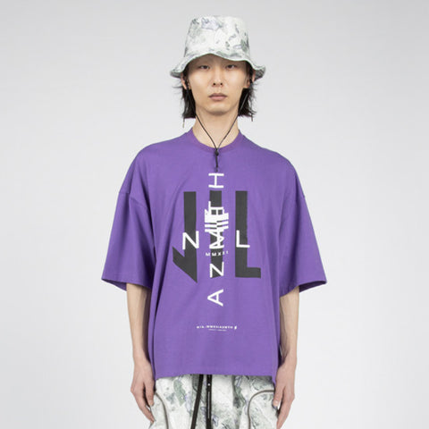 NILøS Logo Oversized Tee Purple