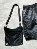 Nilos Black Shorts with Detachable Sling Bag