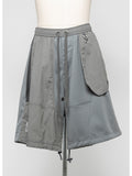 Nilos Grey Patchwork Shorts