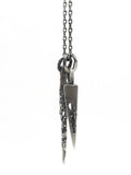 OSS Duo Dream Necklace in Oxidized Silver
