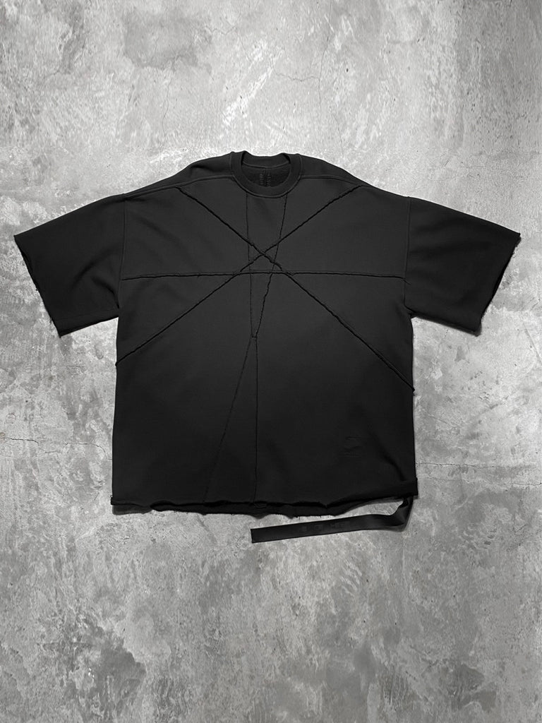 Rick Owens EDFU Pentagram Patchwork Tommy T-shirt