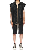 Rick Owens Sleeveless Jumbo Worker Jacket