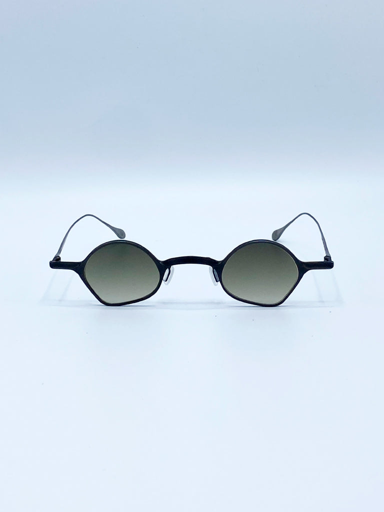Rigards Vintage Silver + D.Green Gradient Lens