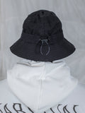 TBN Black Bucket Hat with Canvas Band Elastic Clousure
