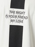 Thom Krom The Night Slogan T-shirt Bone