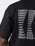 Thom Krom The Night Repeated Slogan T-shirt