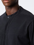 Thom Krom Contrast Stitch Collarless Shirt