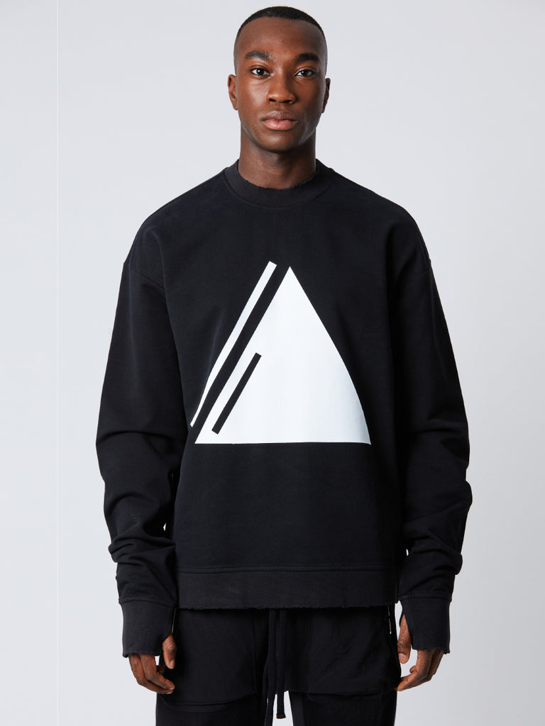 Thom Krom Graphic Triangle Sweatshirt