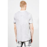Thom Krom Scar Stitching Round Neck Slim White T-shirt