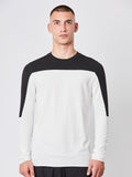 Thom Krom Bi-Color Shoulder LS T-shirt