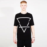 Thom Krom Geometric Lines  T-shirt Black
