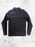 Thom Krom Distressed LS Shirt Black