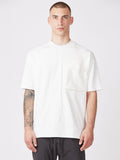 Throm krom White Ribbed Big Pocket T-shirt