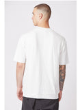 Throm krom White Ribbed Big Pocket T-shirt