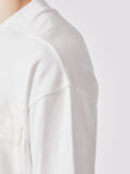 Throm krom White Ribbed Big Pocket T-shirt