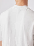 Throm krom White Ribbed Big Pocket T-shirt