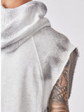 Thom Krom Dirty White Sleeveless Hoodie