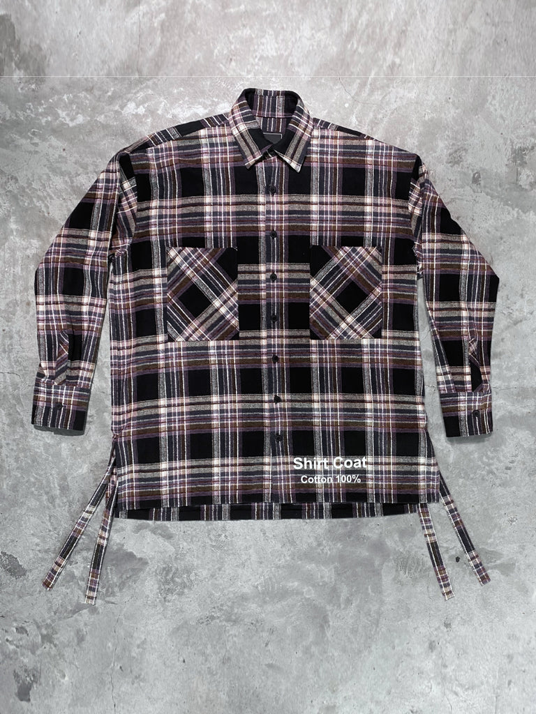 Unnorm Oversized Checked Outer Shirt