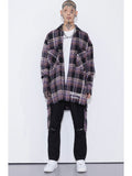Unnorm Oversized Checked Outer Shirt
