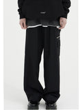 Unnorm Wide Cargo Wool Pants