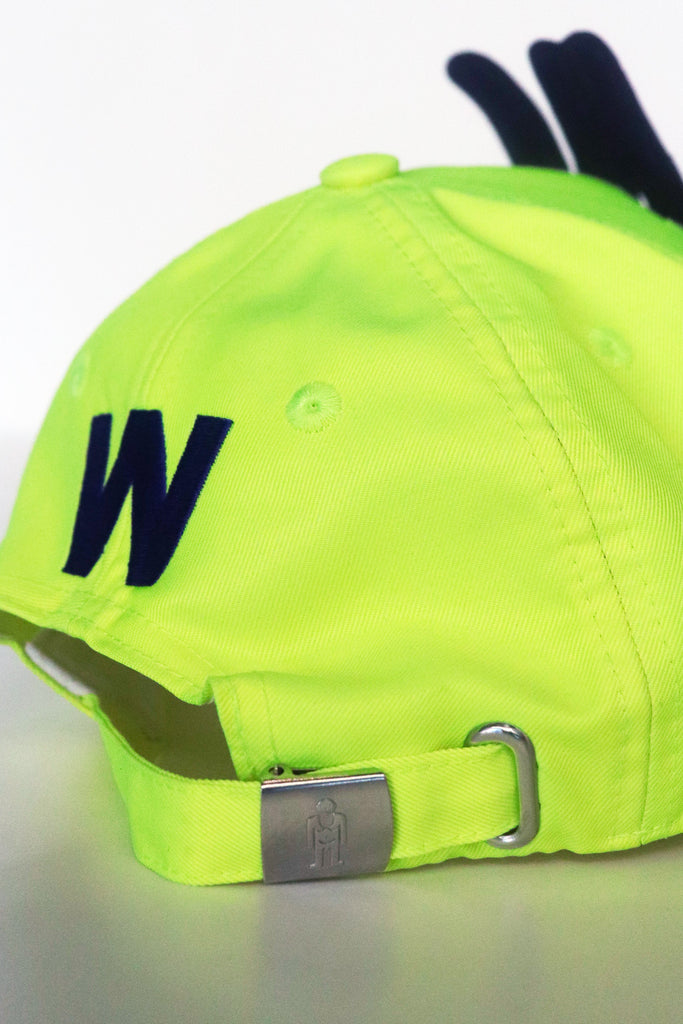 Walter Van Beirendonck W Neon Yellow Green Hat Baseball cap