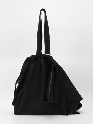 Discord Yohji Yamamoto Wrinkled Gabardine Drawstring Bag