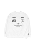 Ajo Embroidered Logo Sweater White