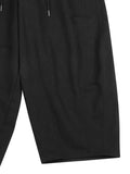 Ajo Oversized Cotton Nylon Pants Black