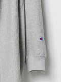 Anrealage Reverse Weave Hoodie Sweatshirt in Grey