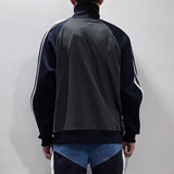 Telfar Raglan T-shirt Track Jacket Black