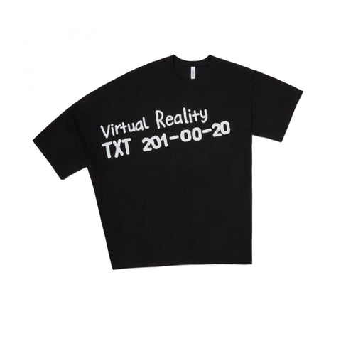 ZNY Virtual Reality Asymmetric Oversized T-shirt Back